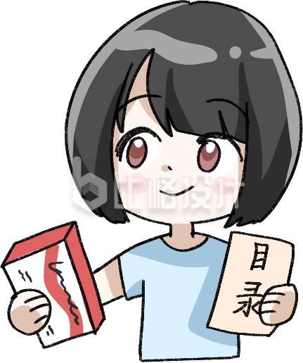 可爱的小女孩手绘