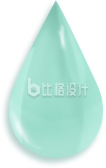 水滴手绘插画