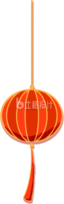 喜庆红色灯笼装饰素材，点亮传统节日氛围