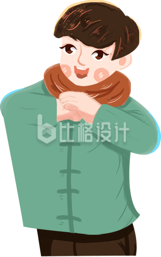 男孩子手绘插画趣味