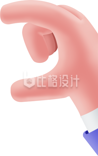 手绘一只手插画