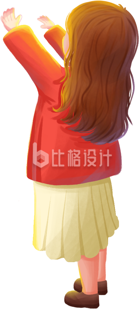祈福女孩