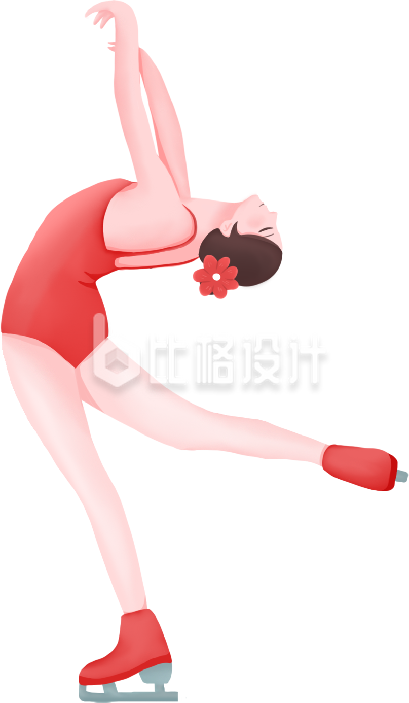 可爱运动跳舞的小女孩