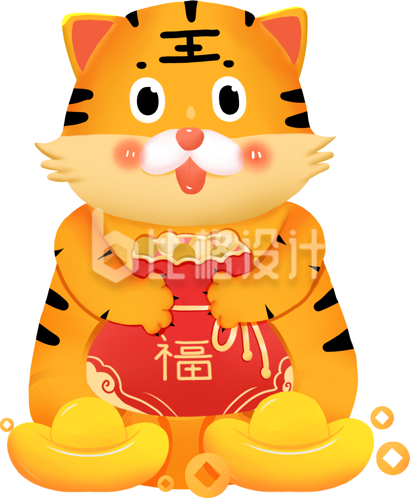 虎年新年春节喜庆福袋