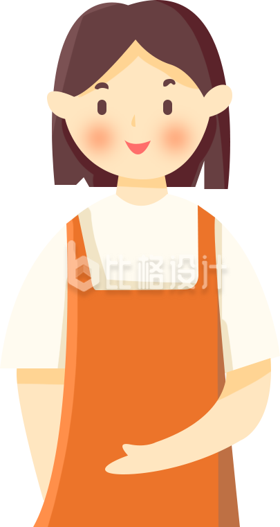 可爱小姑娘手绘