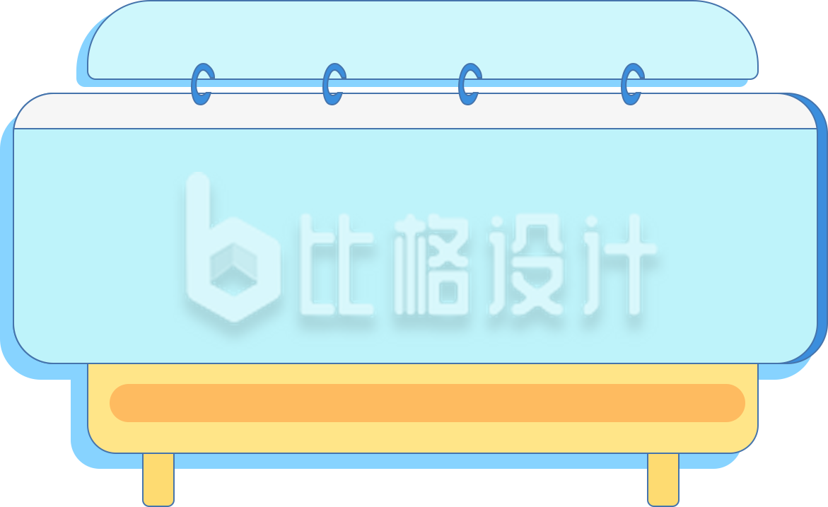 标题框手绘插画