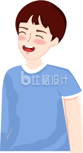 可爱小男孩手绘