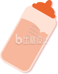 婴儿奶瓶手绘