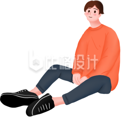 小男孩手绘趣味告白