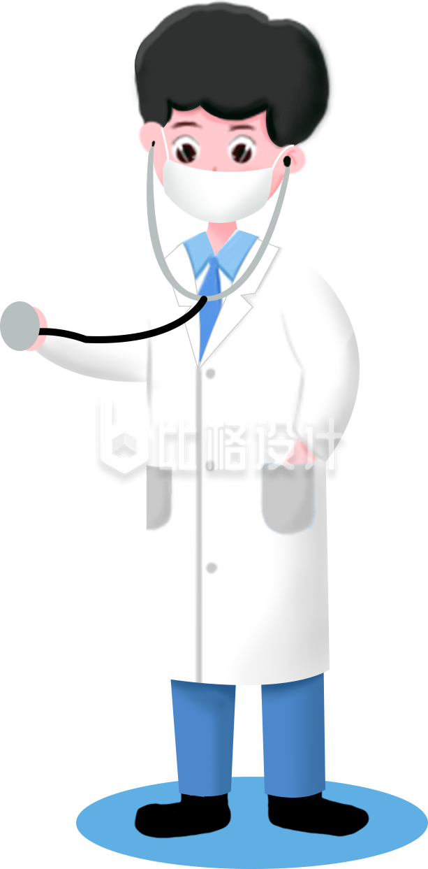 医生手绘男孩子