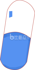 胶囊手绘趣味插画