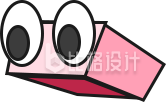 趣味可爱望远镜手绘
