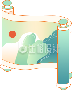 卷轴书插画趣味