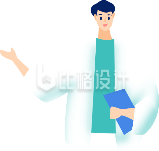 医生手绘插画趣味