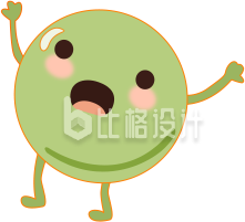 气泡珍珠手绘插画趣味