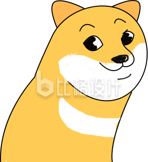 柴犬丑狗手绘趣味