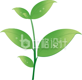 树枝手绘插画趣味
