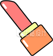 口红手绘趣味