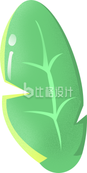 树叶手绘趣味