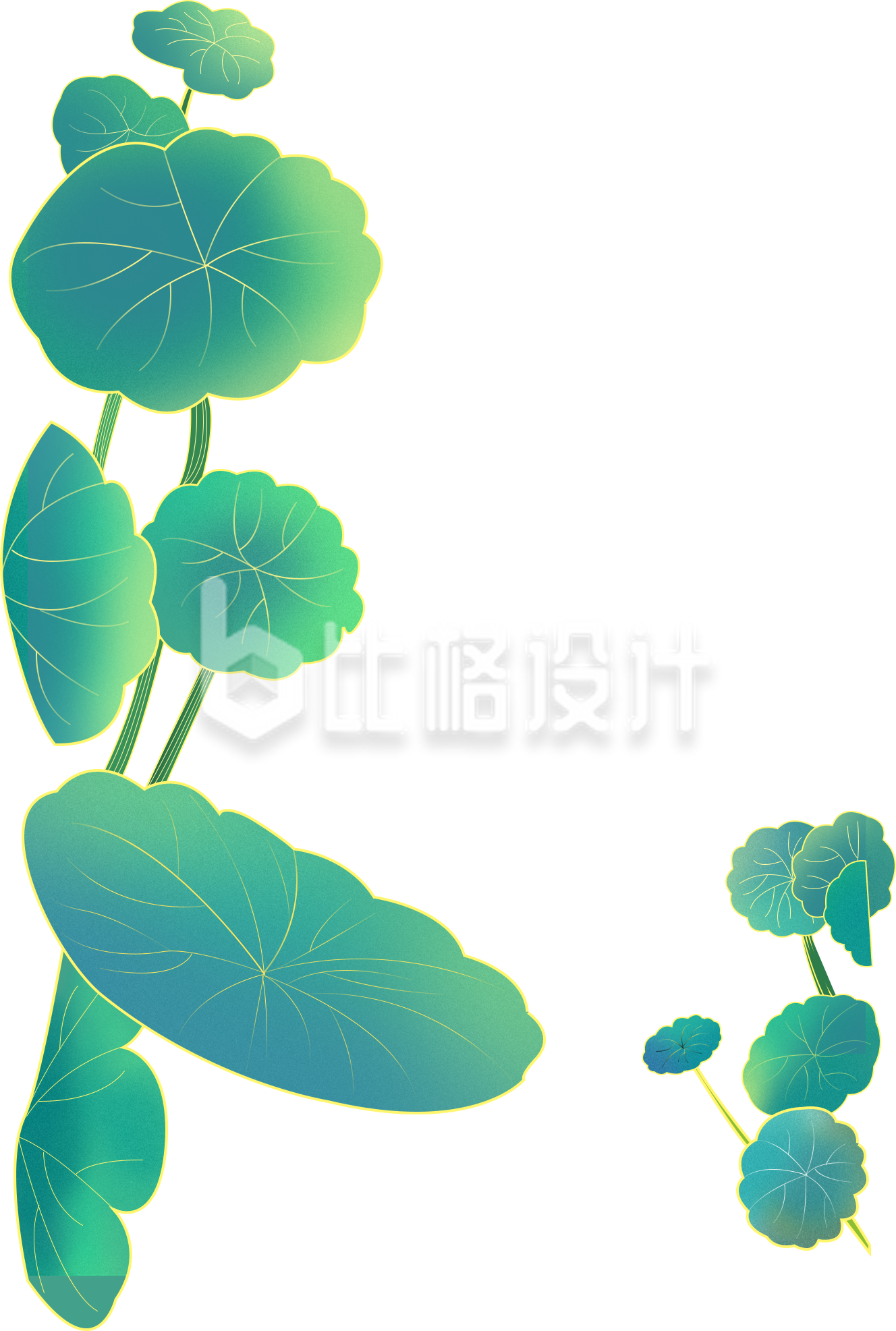清新绿植装饰素材,打造自然风格设计 清新绿植装饰素材,打造自然风格设计