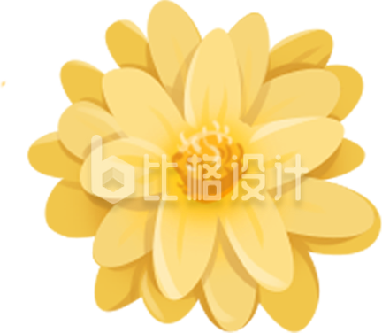 精美黄色花朵图案 适用多种宣传物料 精美黄色花朵图案 适用多种宣传物料