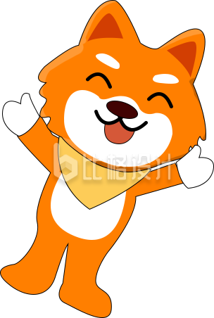 可爱柴犬形象宣传物料，萌趣十足超吸睛