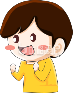 小男孩手绘