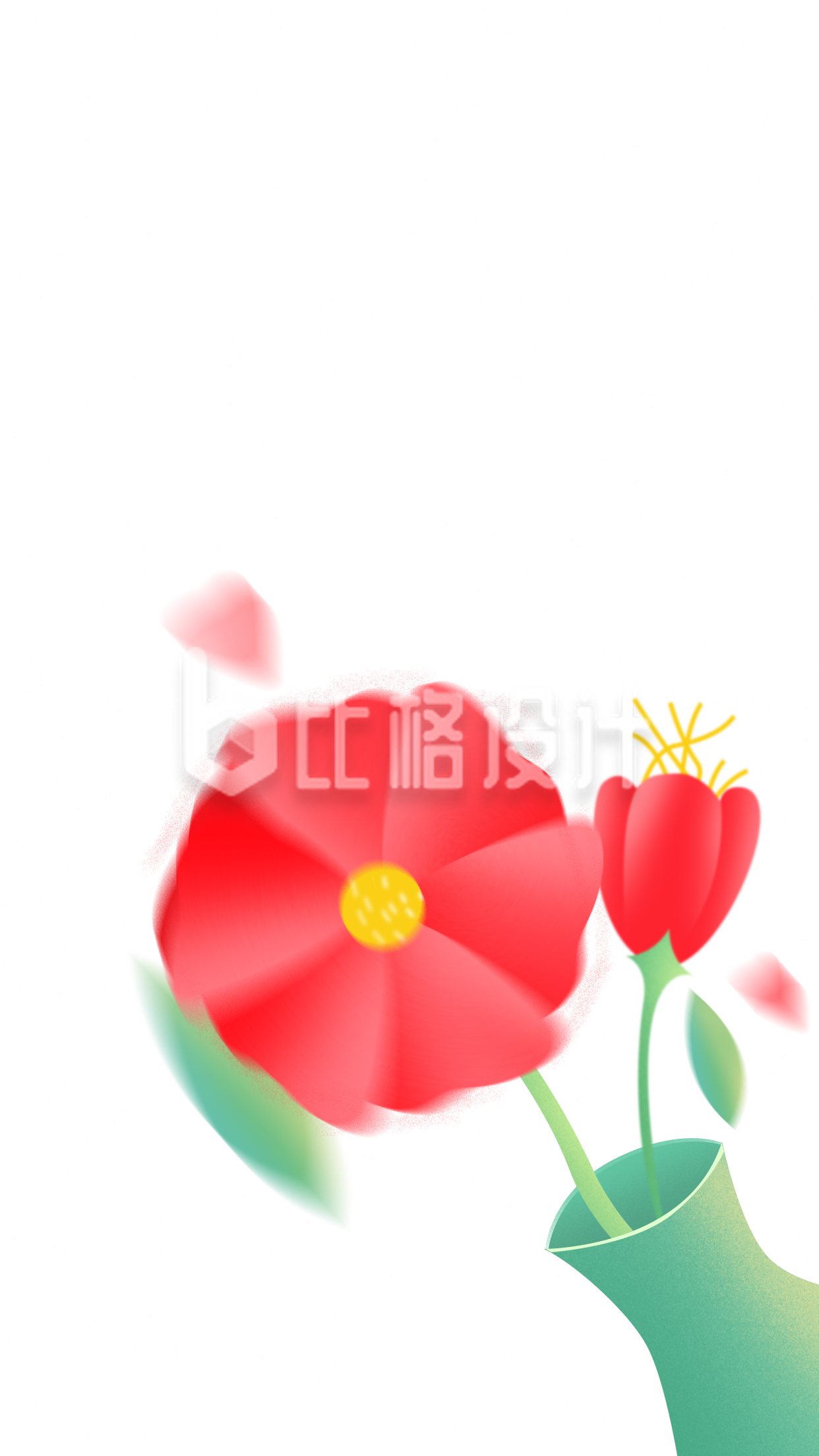 植物小花手绘