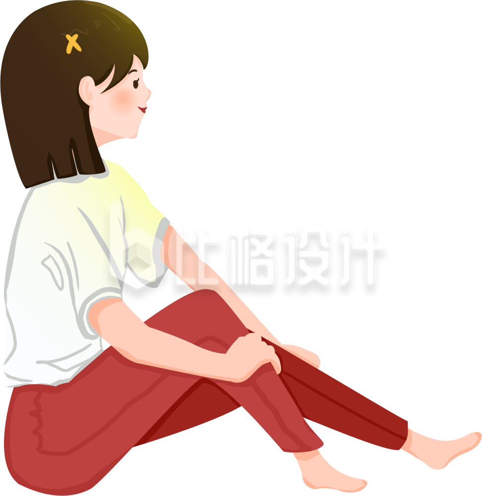 美少女手绘人物