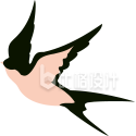 燕子手绘小鸟