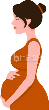 孕妇手绘母亲