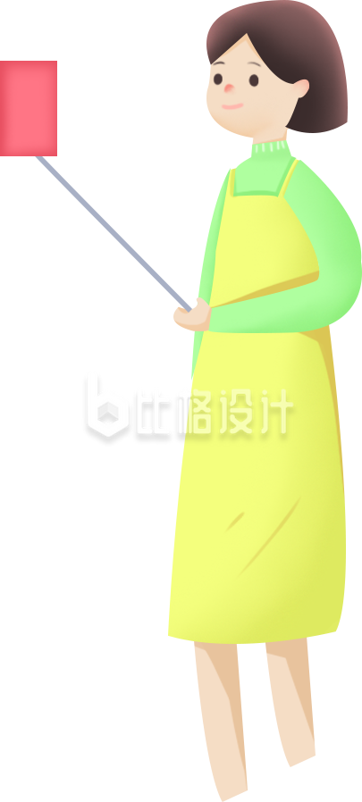 美少女手绘插画