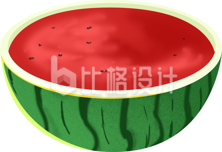 西瓜手绘水果