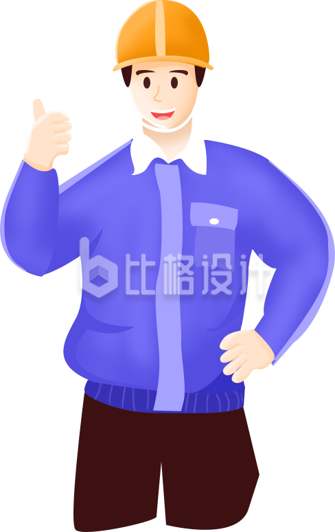 工程师手绘插画趣味