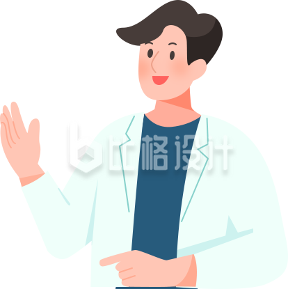 医生手绘插画趣味