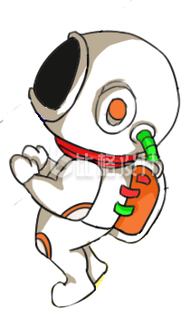 宇航员手绘插画
