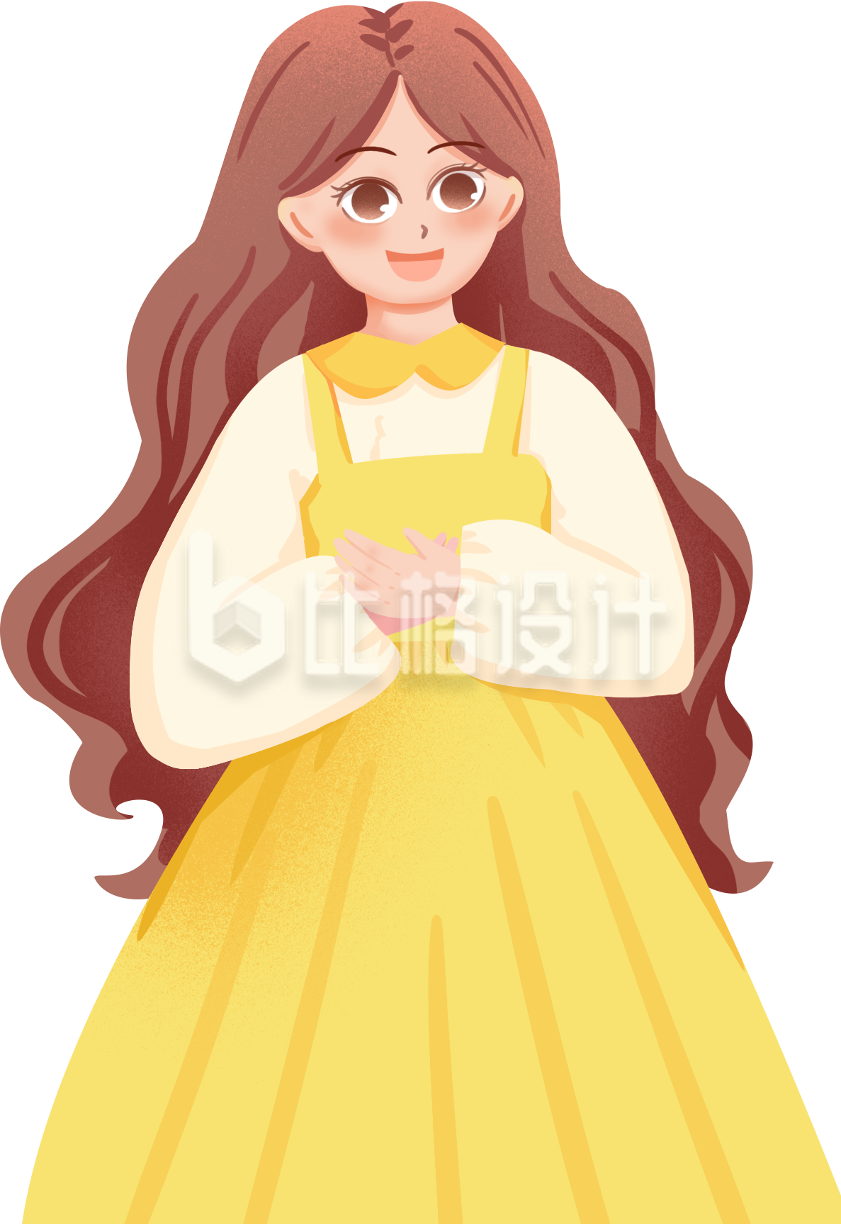 美少女手绘插画趣味