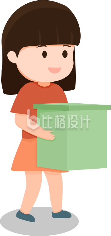 可爱小女孩手绘