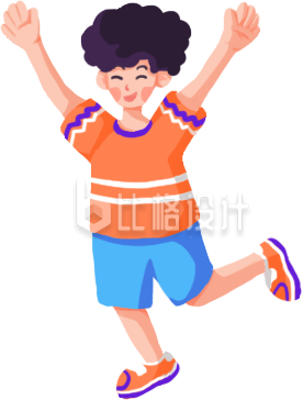 可爱小男孩手绘
