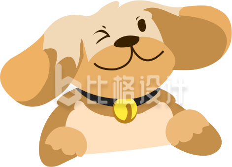 可爱小狗趣味手绘
