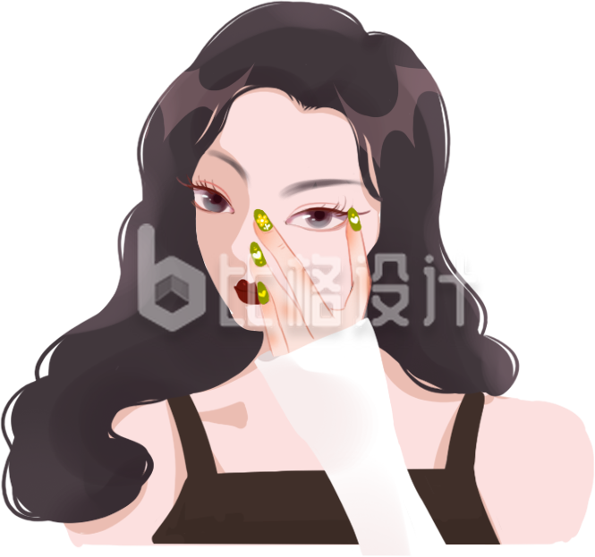 美少女手绘插画趣味