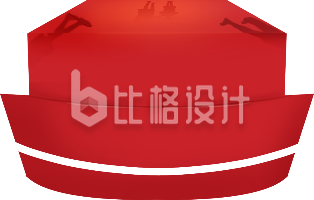 红色护士帽形象 经典医护宣传物料设计