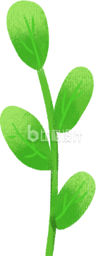 清新手绘绿植图，适合多种宣传物料使用