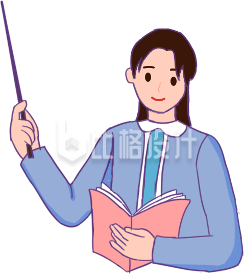 可爱小姑娘趣味手绘