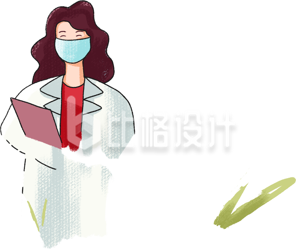 医生手绘插画