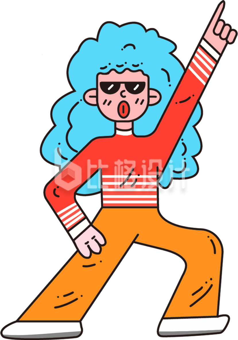 趣味人物美少女手绘