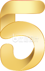 数字字体手绘五
