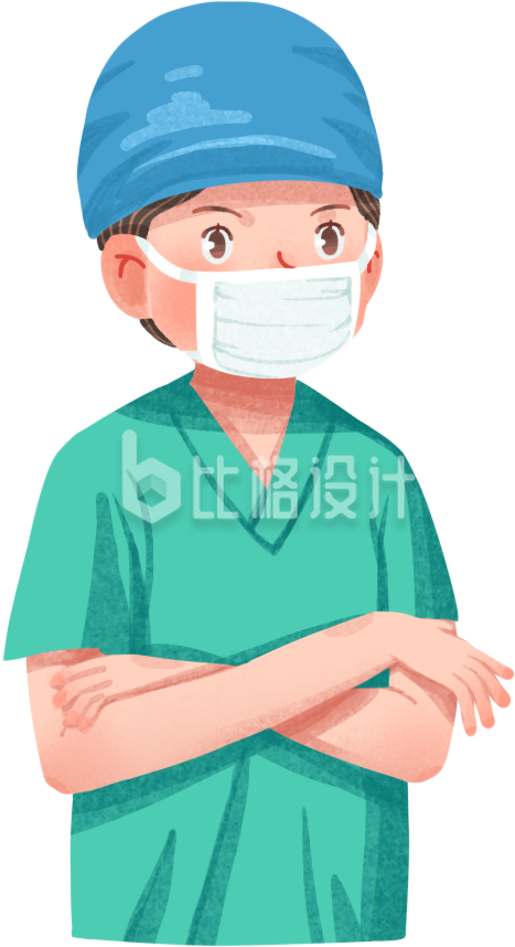 医生手绘人物