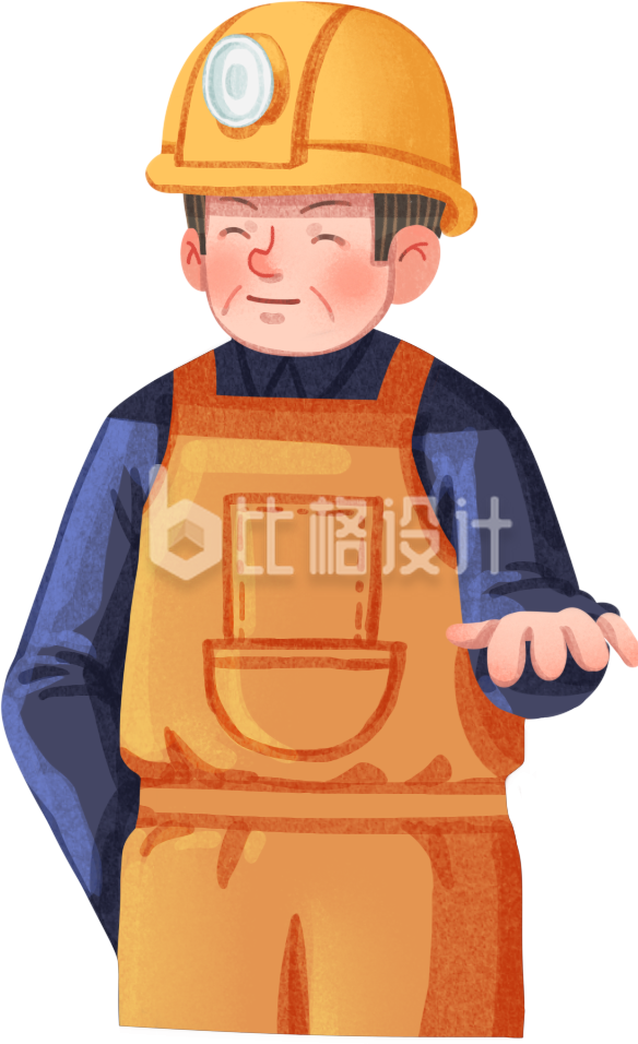 工人手绘人物