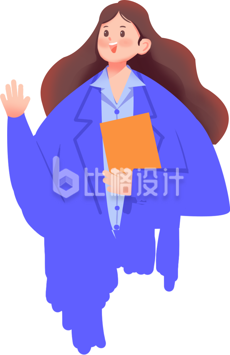 美少女手绘人物插画